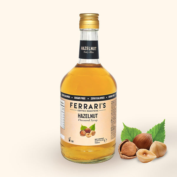 【Coffee Syrups】Hazelnut Syrup Sugar Free ᐉ Ferrari's Coffee™ Ferraris