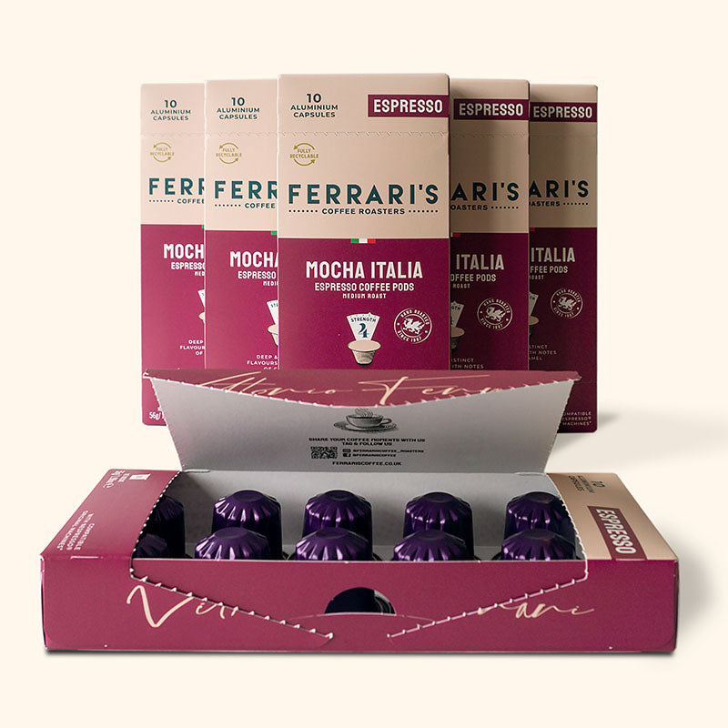 Coffee Pods Mocha Italia Ferrari s Coffee Ferraris Coffee