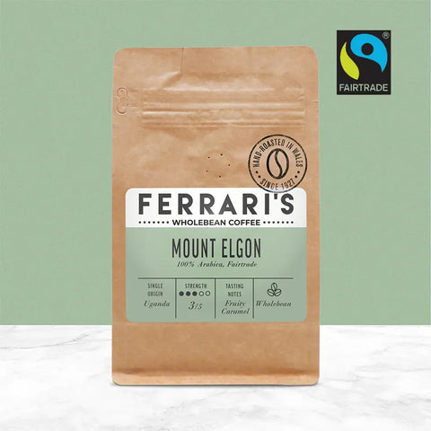 Mount Elgon 100% Arabica Premium Single Origin Fairtrade Coffee, 200g, Wholebean