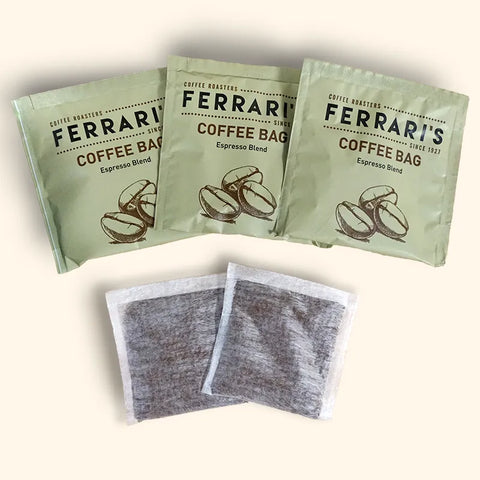 Ferrari's Coffee Bag, Esspresso Blend, Filter coffee